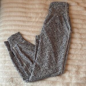 Leopard Print High-Waisted joggers